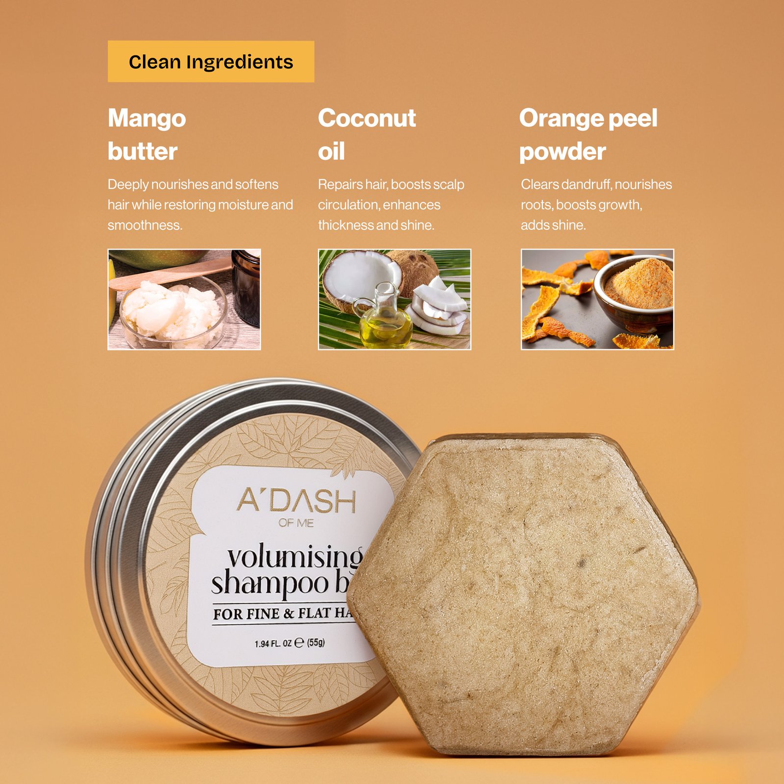 volumizing shampoo bar